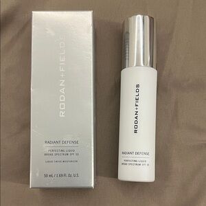 R+F Radiant Defense Liquid SPF 30 Tinted Foundation - Expire 06/27, Golden